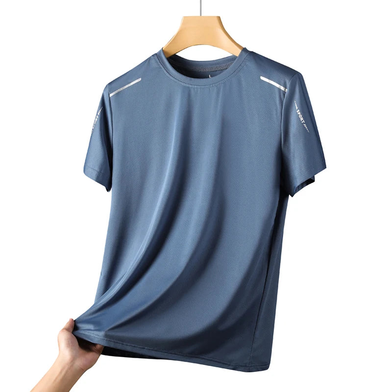 Camisetas chrlck - DRY- FIT- masculinas, esportes ao ar livre, tecido leve,macio  e respirável.