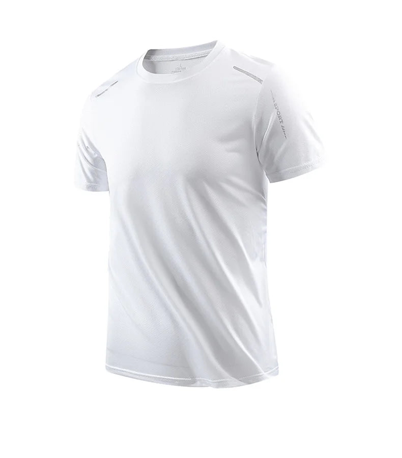 Camisetas chrlck - DRY- FIT- masculinas, esportes ao ar livre, tecido leve,macio  e respirável.