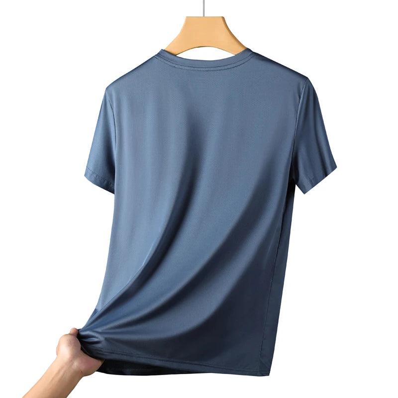 Camisetas chrlck - DRY- FIT- masculinas, esportes ao ar livre, tecido leve,macio  e respirável.